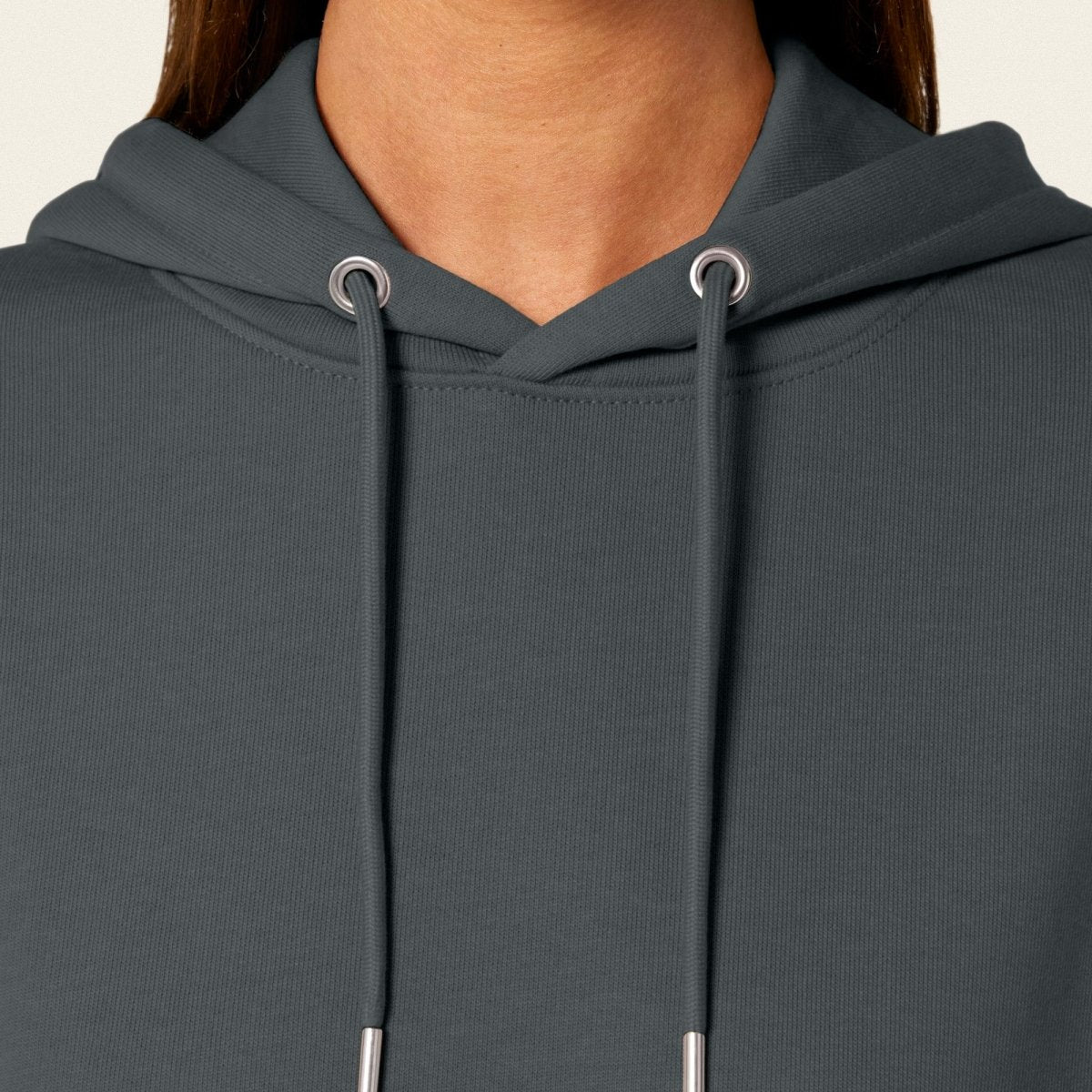 Bio Hoodie - Business Esel in Burgunder - Paw & Pixel Stickdesign