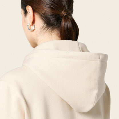 Bio Hoodie - Groovy Bee in Burgunder - Paw & Pixel Stickdesign