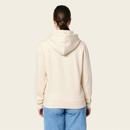 Bio Hoodie - Party Cat in Burgunder - Paw & Pixel Stickdesign