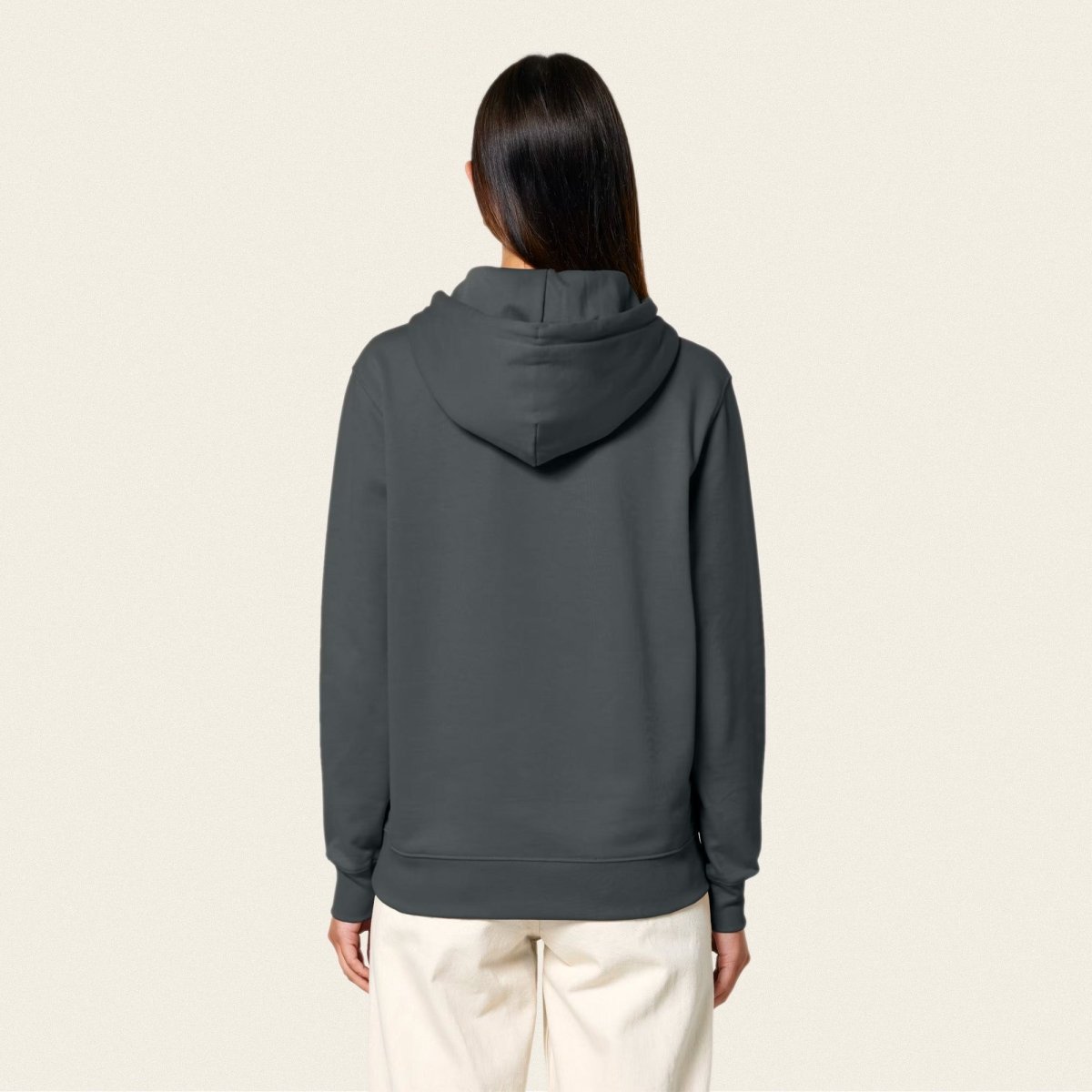 Bio Hoodie - Snack Attack in Burgunder - Paw & Pixel Stickdesign