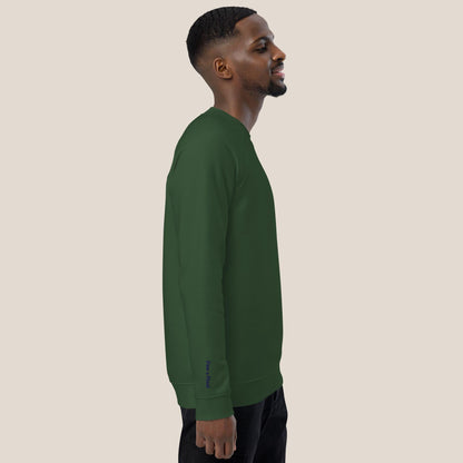 Bio Sweatshirt - Coffee Junkie in Burgunder - Paw & Pixel Stickdesign