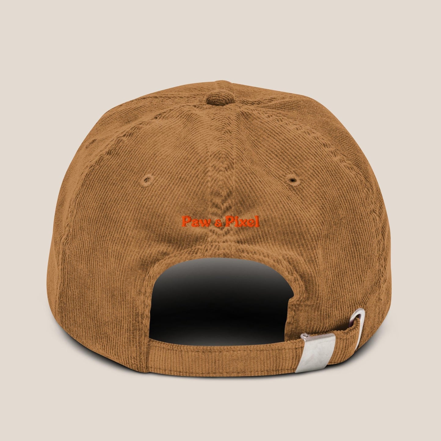 Cord Cap - BBQ Bär in Oxford Navy - Paw & Pixel Stickdesign