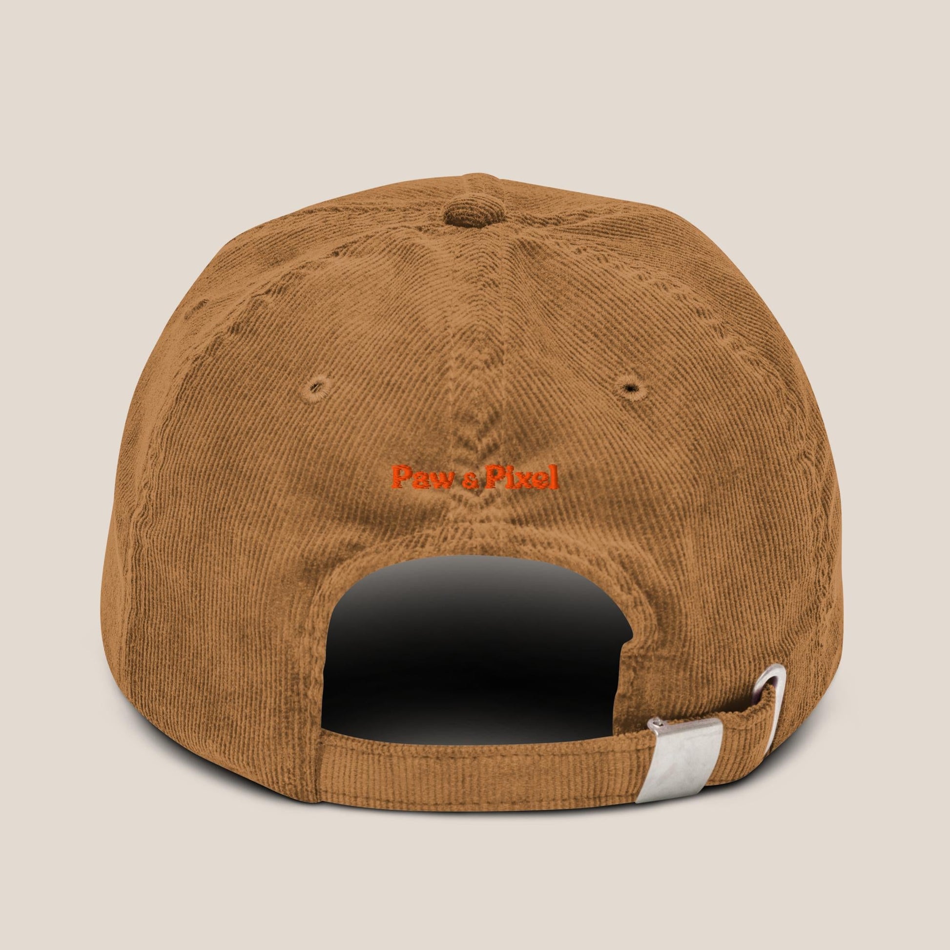 Cord Cap - Snack Attack in Oxford Navy - Paw & Pixel Stickdesign