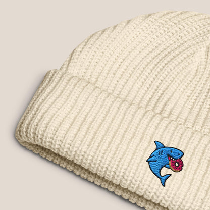 Fischermütze - Snack Attack in Cremeweiß - Paw & Pixel Stickdesign
