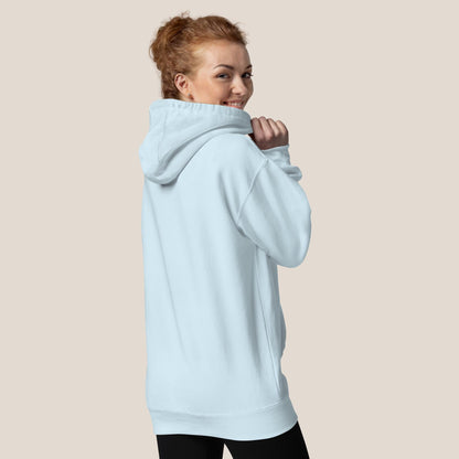 Hoodie - Business Esel in Burgunder - Paw & Pixel Stickdesign