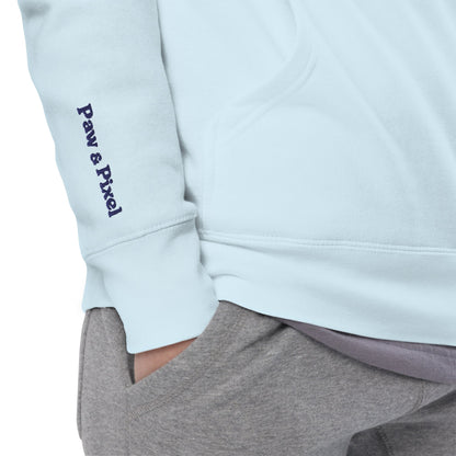 Hoodie - Strong Sheep in Burgunder - Paw & Pixel Stickdesign