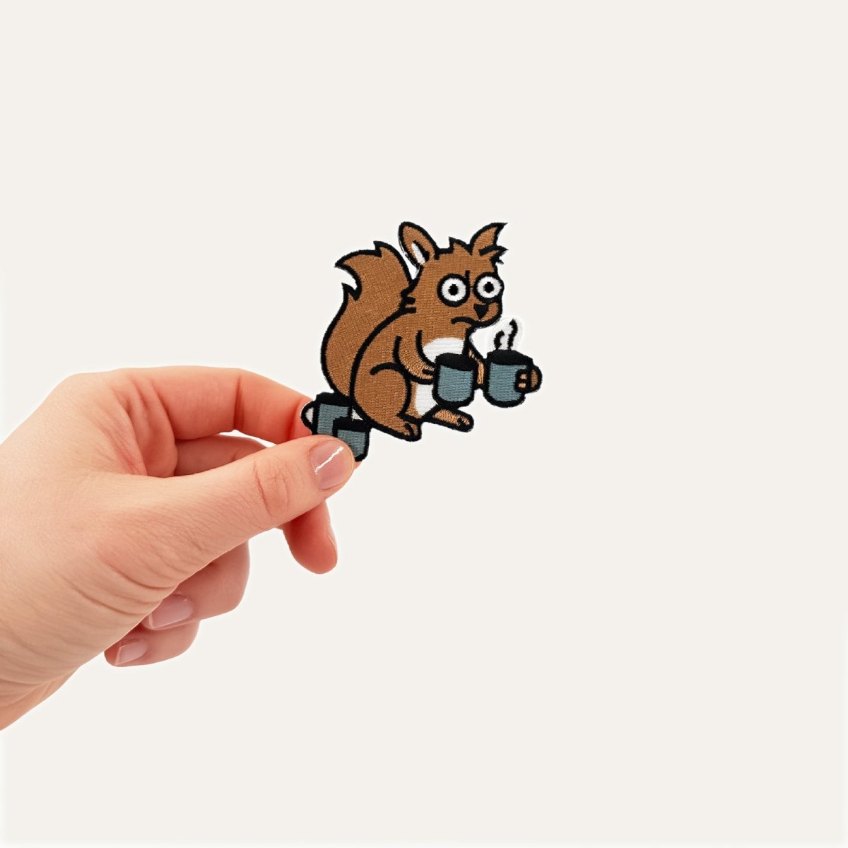 Patch – Coffee Junkie in - Paw & Pixel Stickdesign